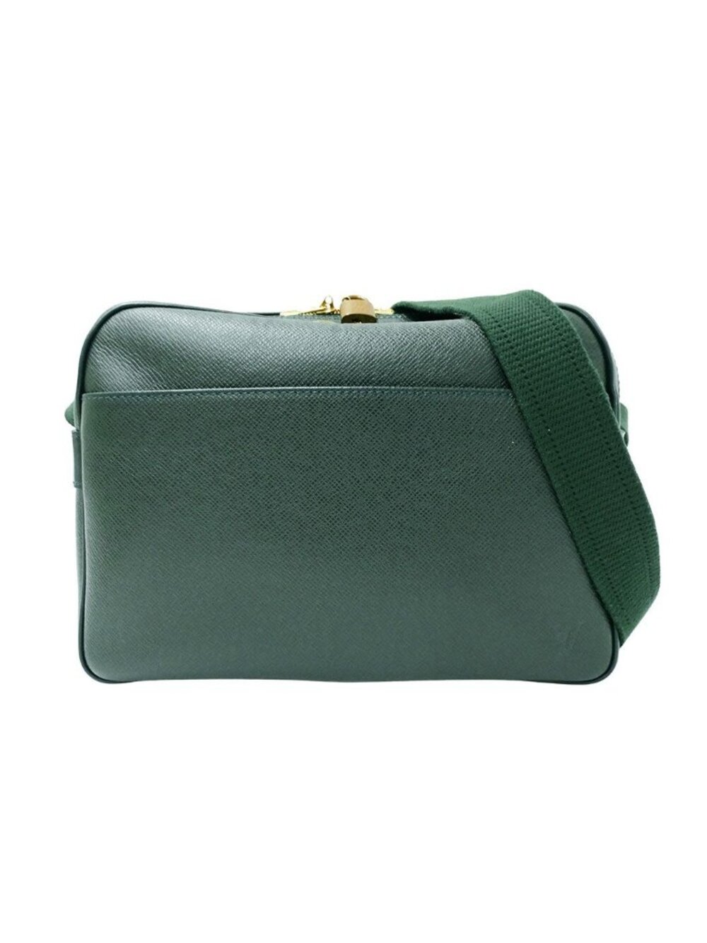 Louis Vuitton Shoulder Bag Taiga Reporter PM Epi Green Simple Daily